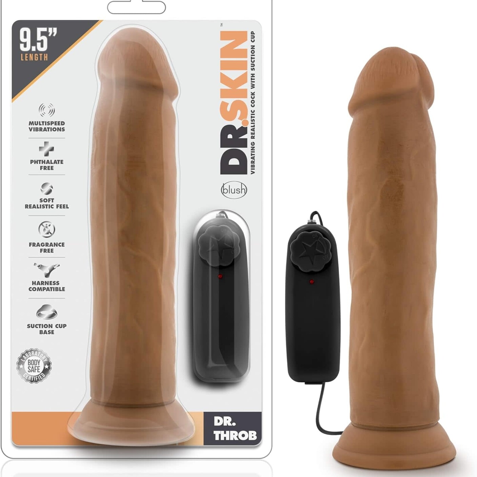 Blush Dr. Skin - 9 Inch Cock