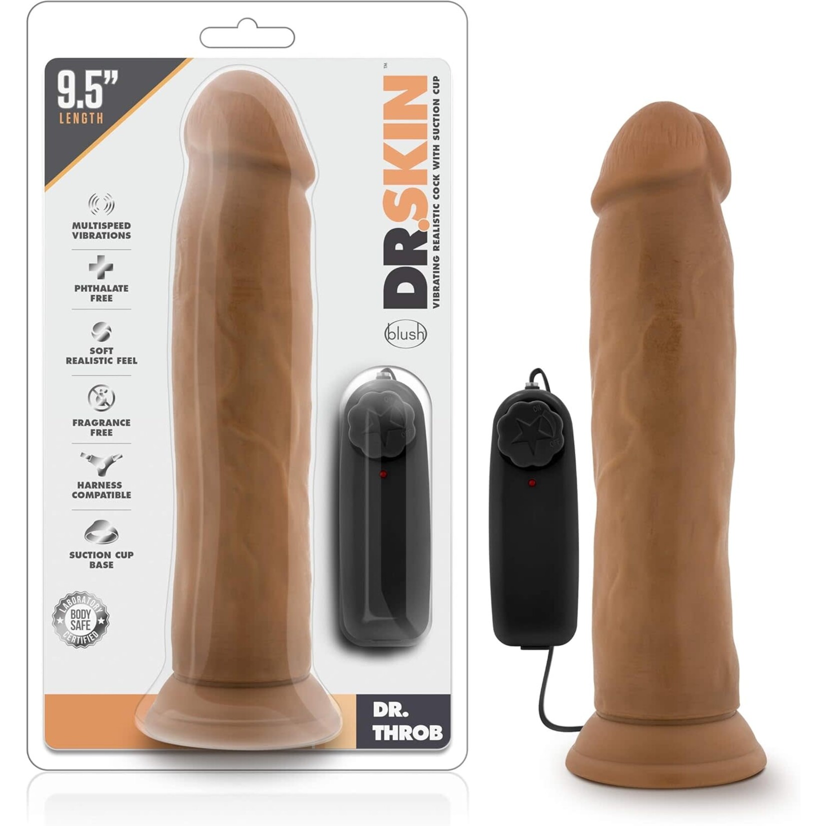 Blush Dr. Skin - 9 Inch Cock