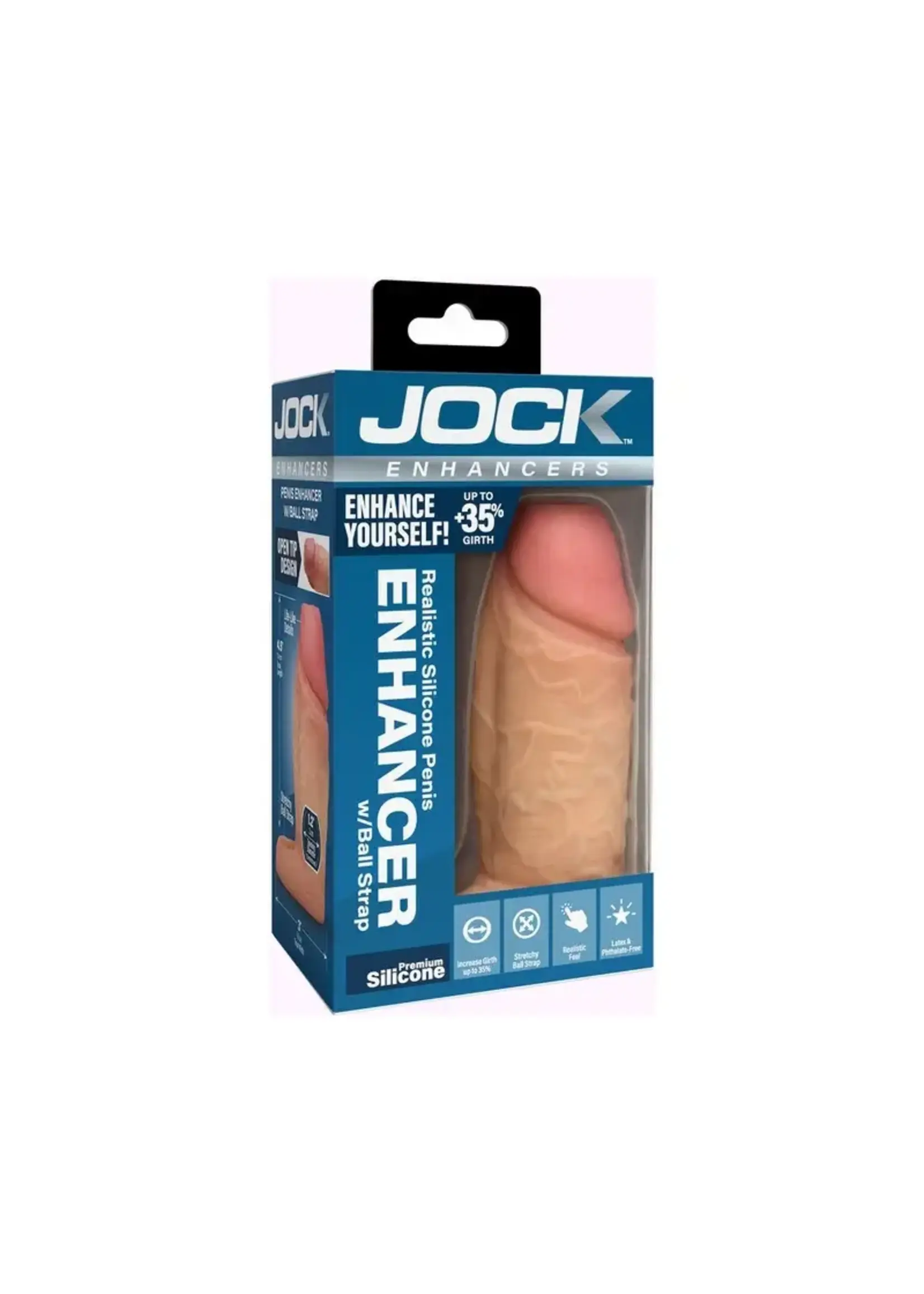 Curve Toys Jock Enhancers Silicone Penis Extension Sleeve