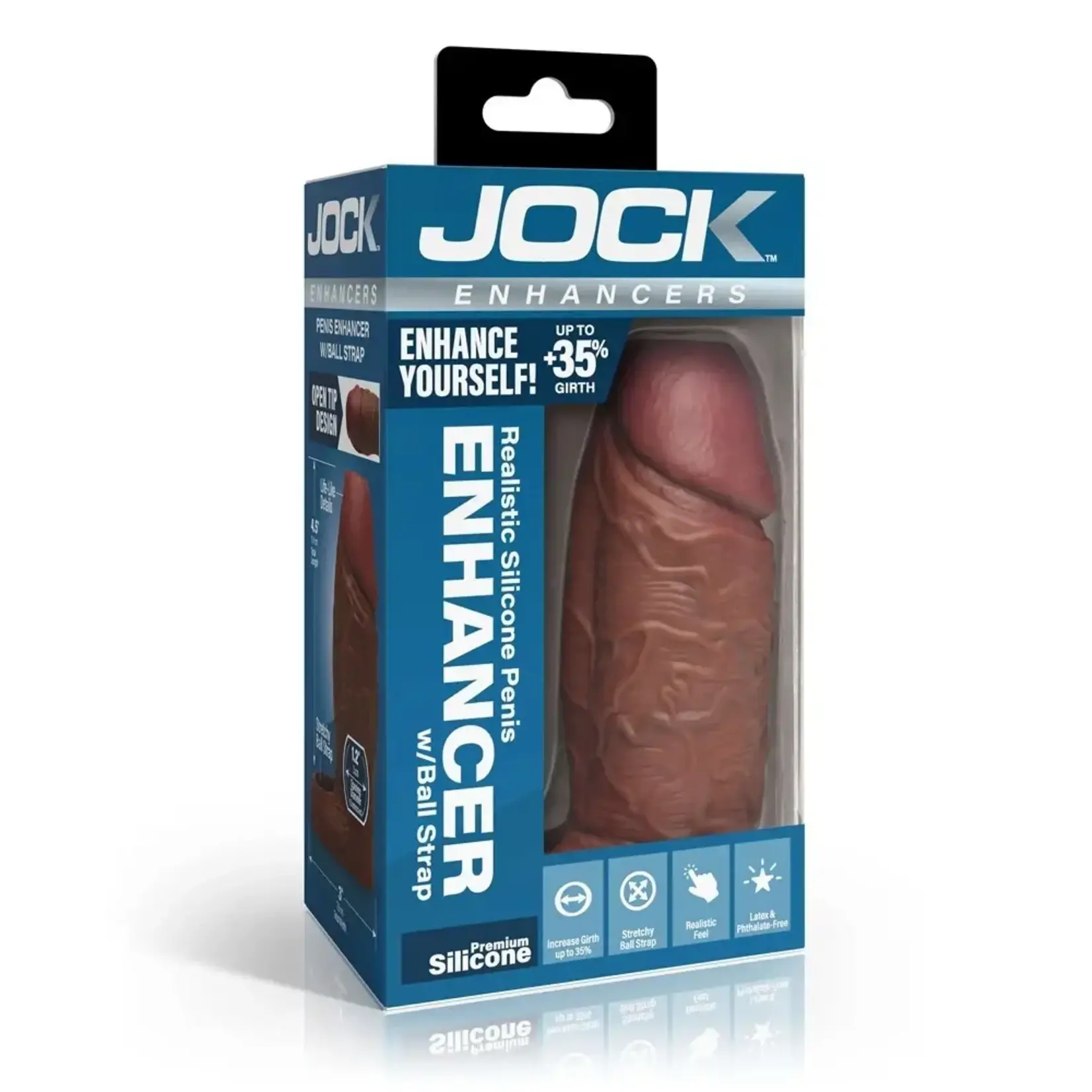 Curve Toys Jock Enhancers Silicone Penis Extension Sleeve