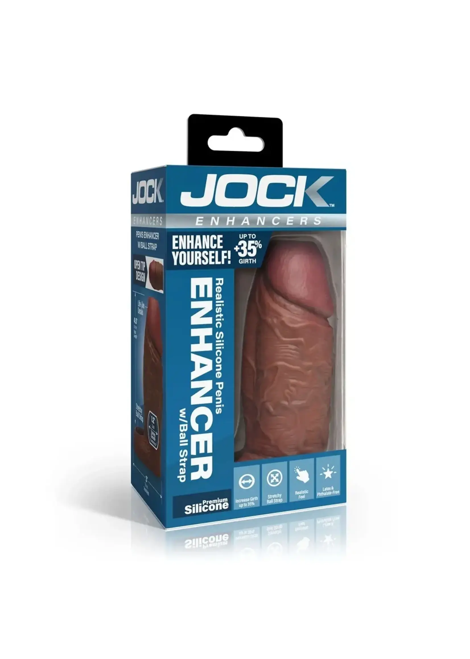 Curve Toys Jock Enhancers Silicone Penis Extension Sleeve