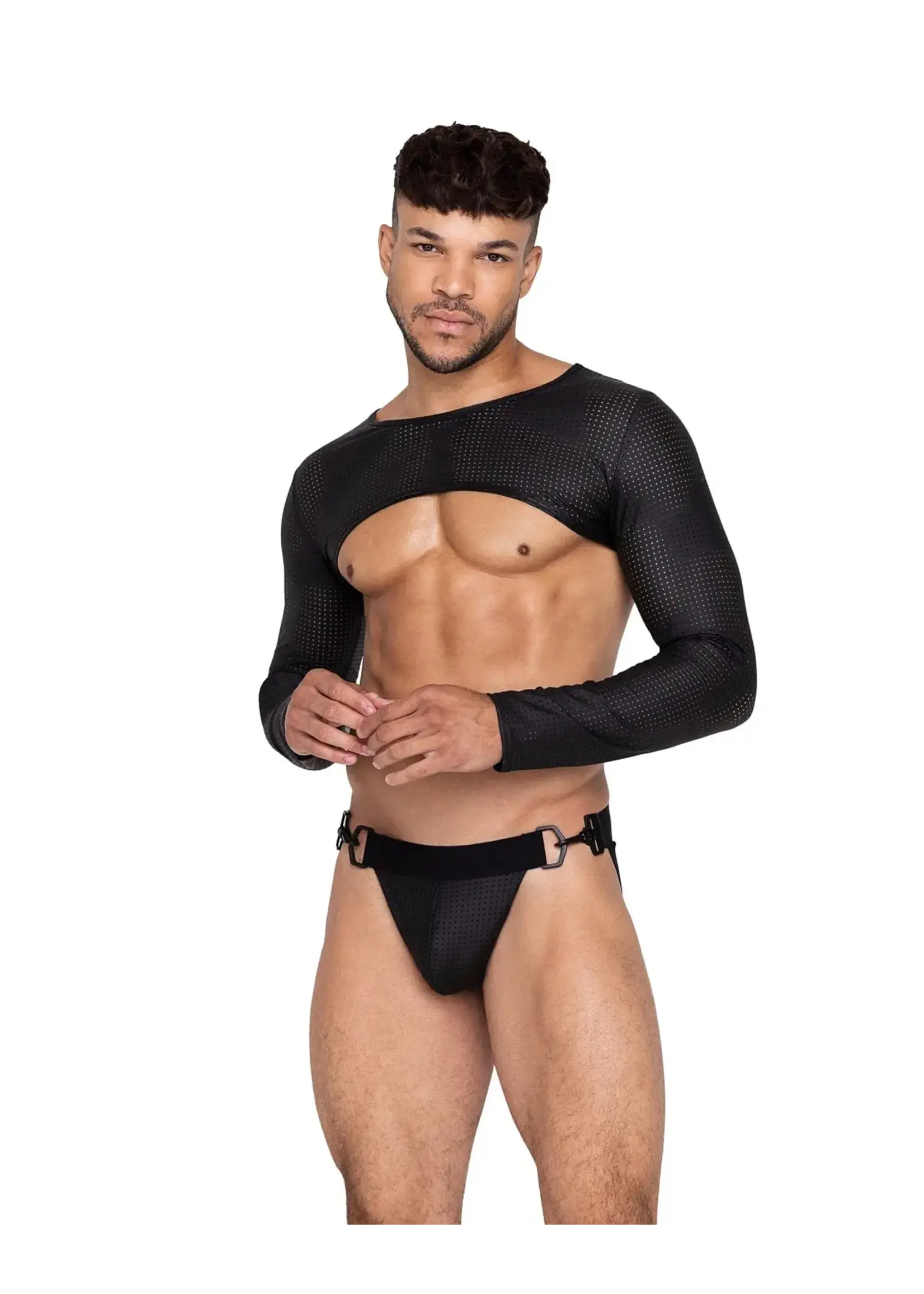 Roma Costumes Master Jockstrap w/Hook & Ring Closure & Contoured Pouch