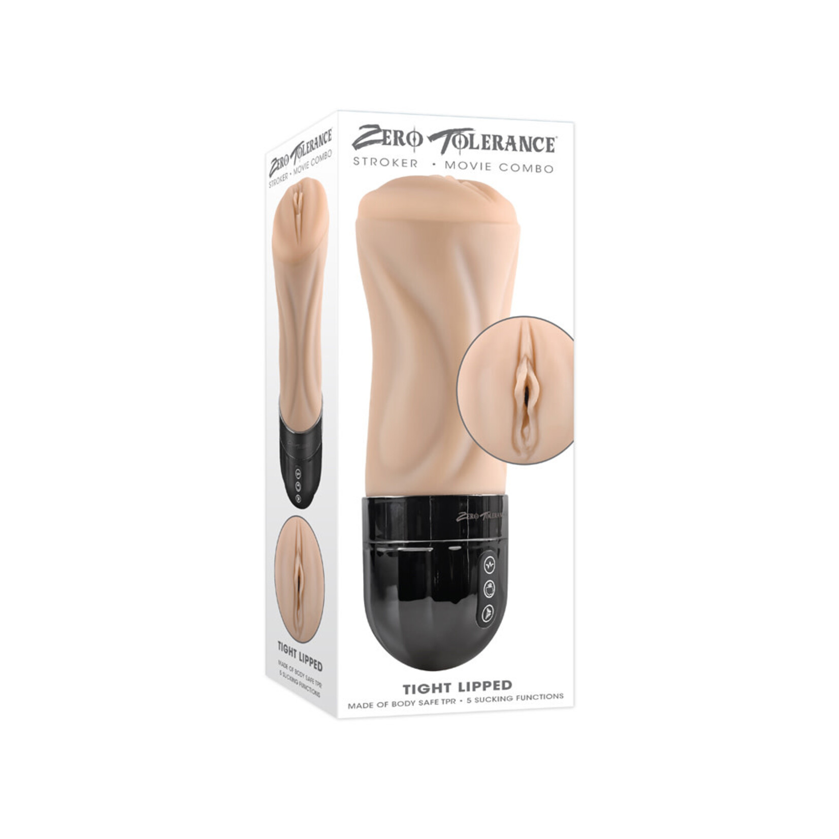 Zero Tolerance Zero Tolerance Tight Lipped Rechargeable Pussy Masturbator