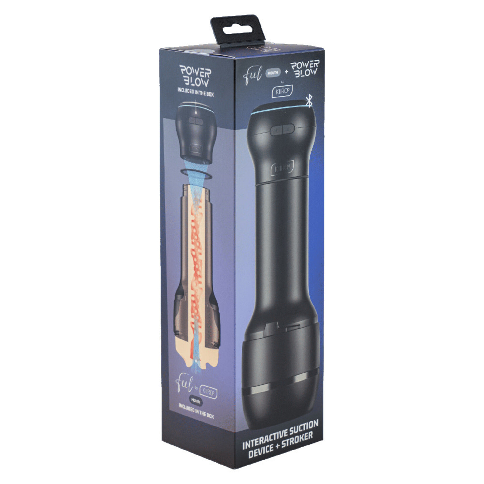 KIIROO Kiiroo Feel Mouth & Power Blow Interactive Suction Device & Stroker
