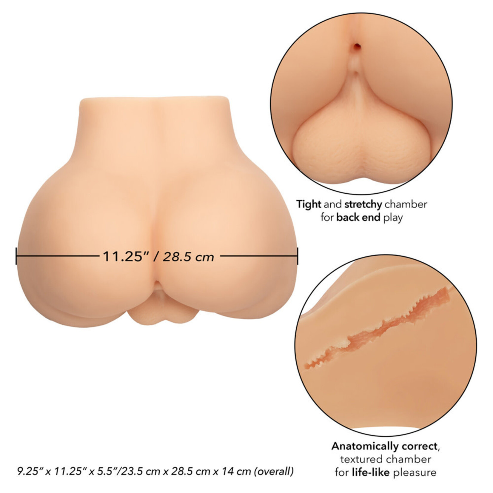 Calexotics Stroke It Bottom Banger Masturbator - Anal - Vanilla