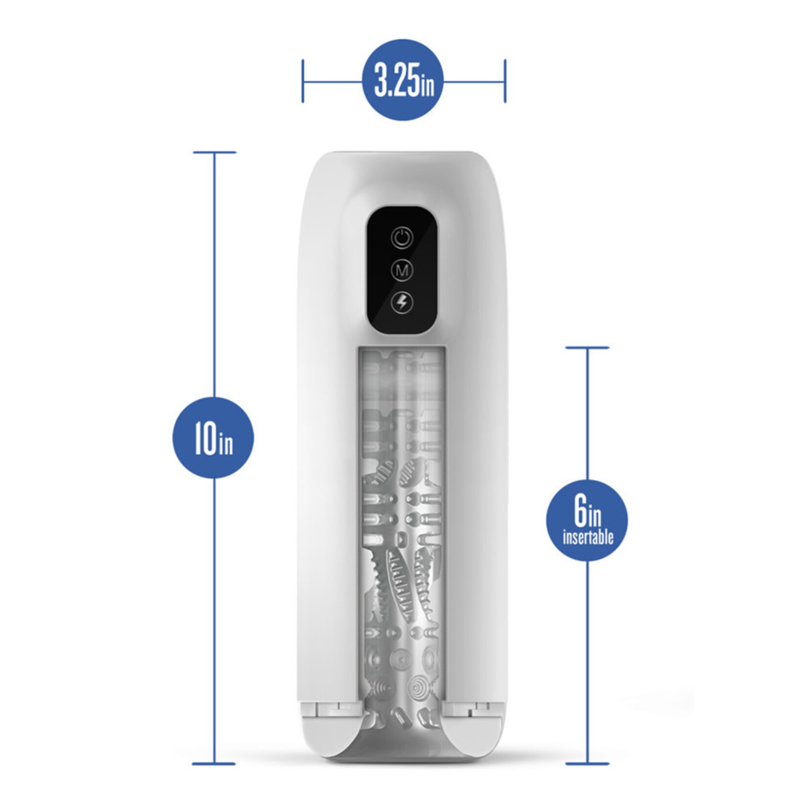Blush Novelties M For Men Robo-Bator White