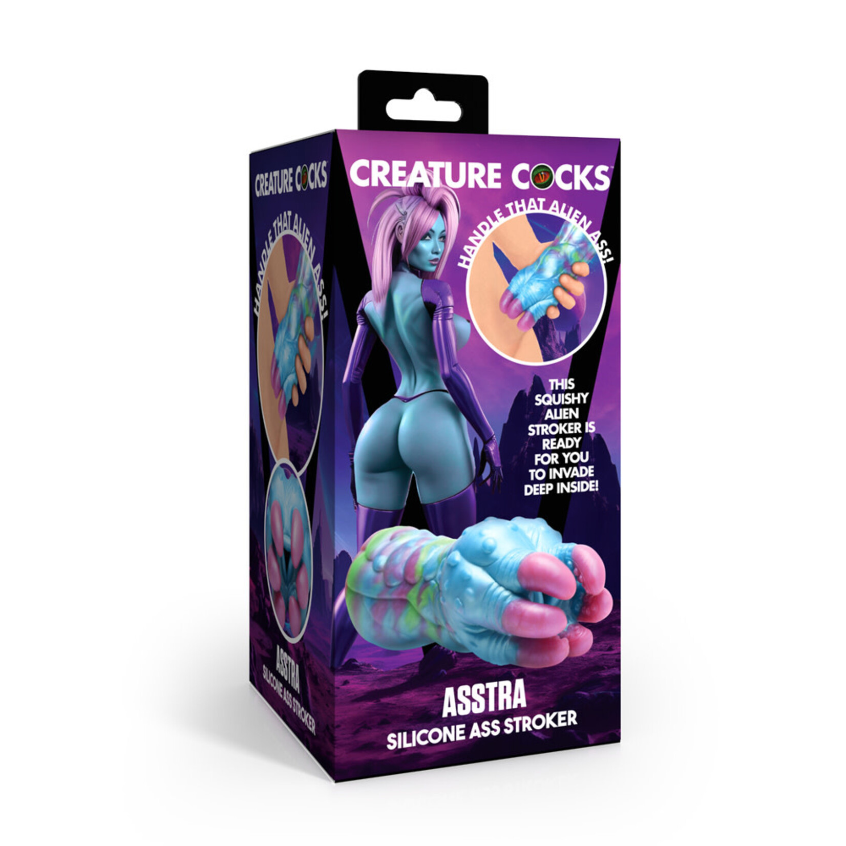 XR Brands Creature Cocks Creature Cocks Asstra Silicone Ass Stroker