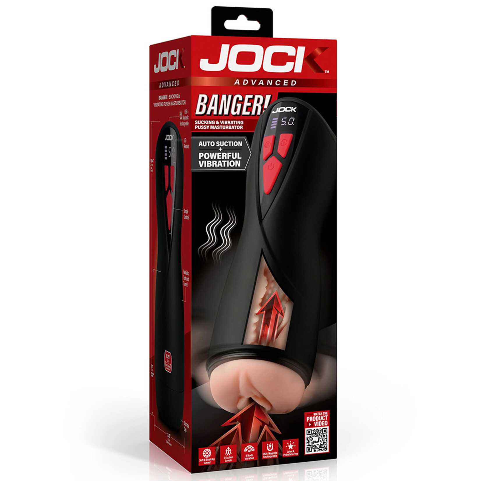 Curve Toys Jock Sucking & Vibrating Pussy Masturbator