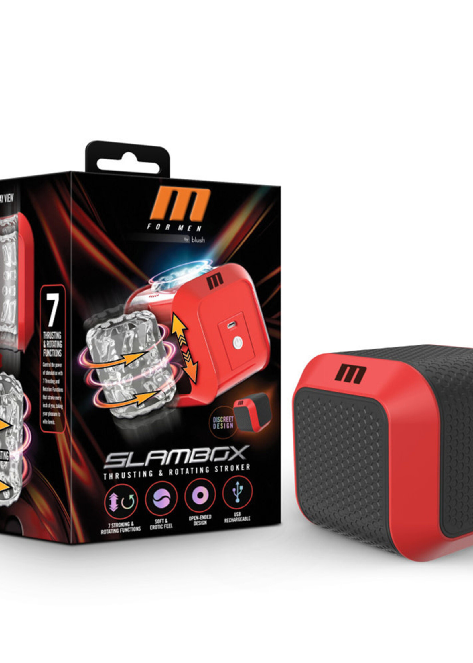 Blush Novelties M For Men Slambox Red