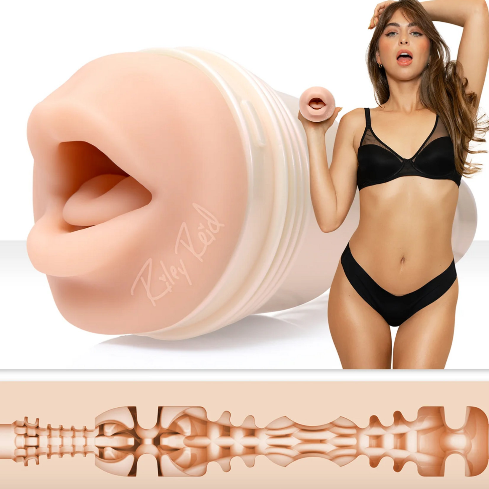 Fleshlight Fleshlight Girls Riley Reid Insomnia Texture (Mouth Orifice)