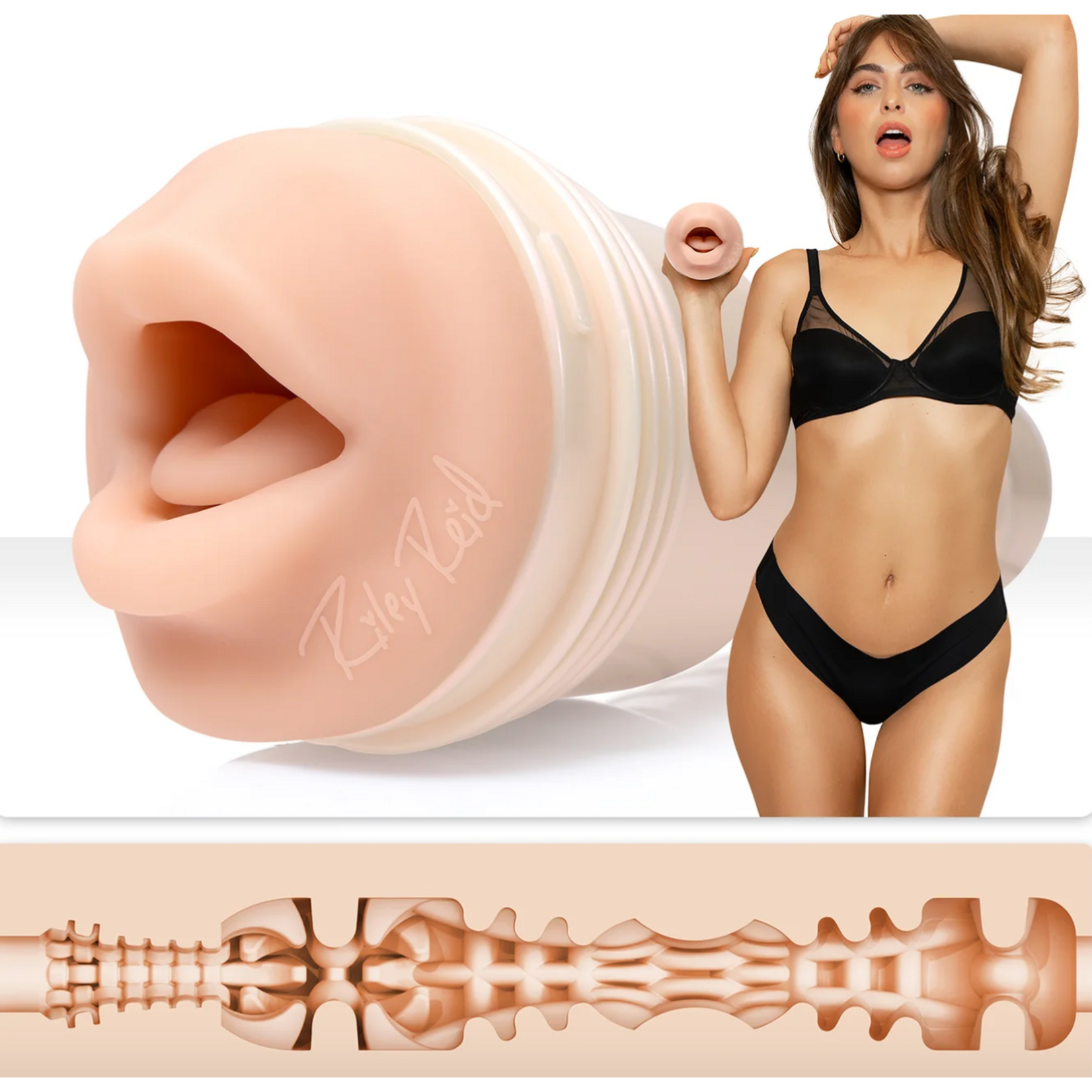 Fleshlight Fleshlight Girls Riley Reid Insomnia Texture (Mouth Orifice)