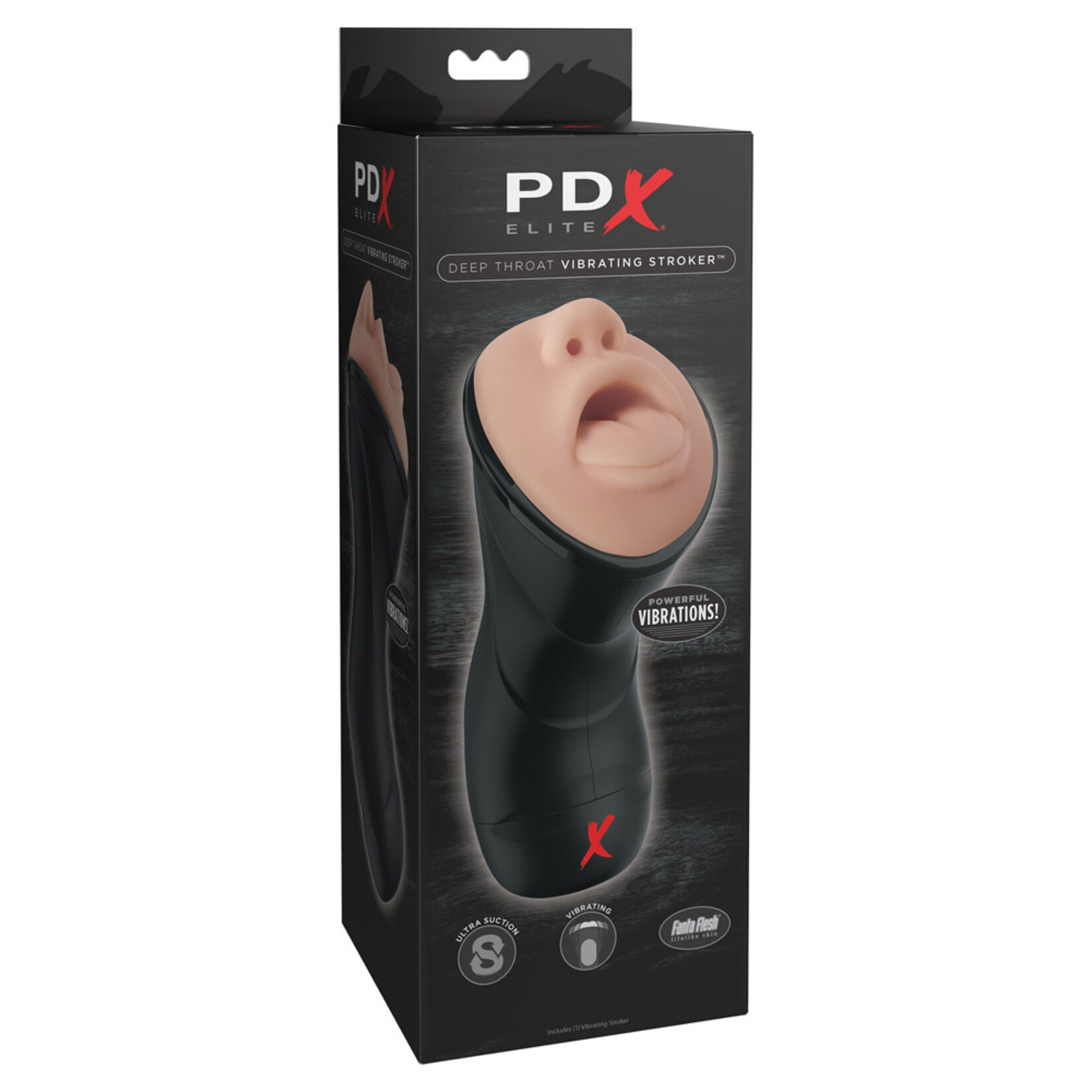 Pipedream PDX Elite Deep Throat Vibrating Stroker