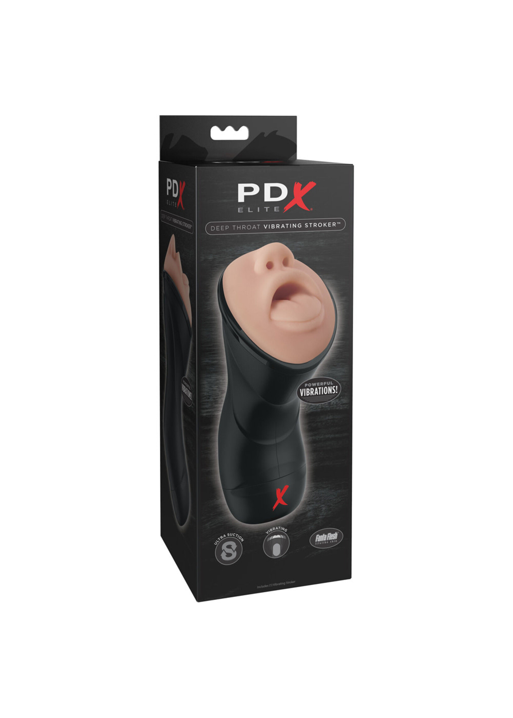 Pipedream PDX Elite Deep Throat Vibrating Stroker