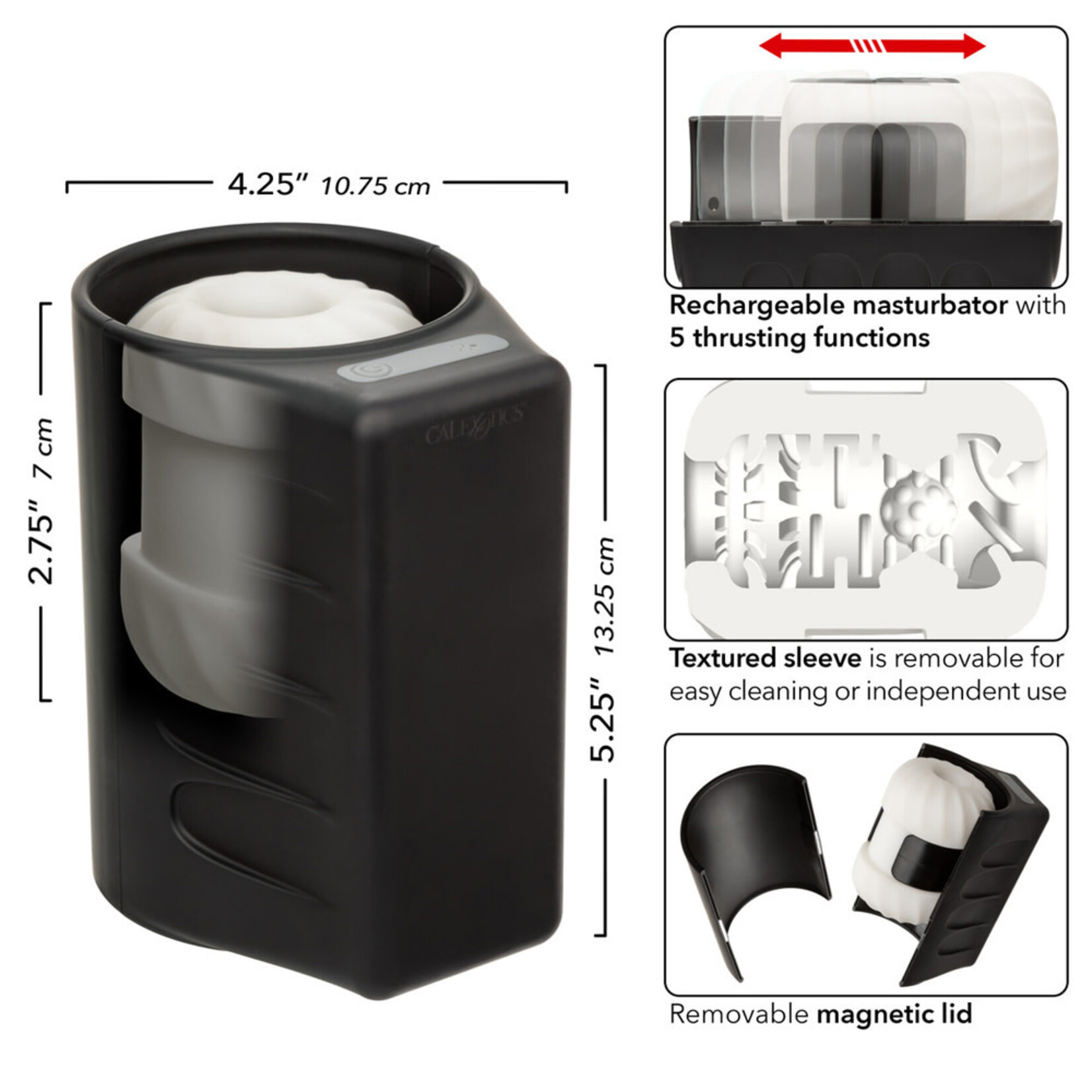 Calexotics Optimum Power Power Thruster - Black