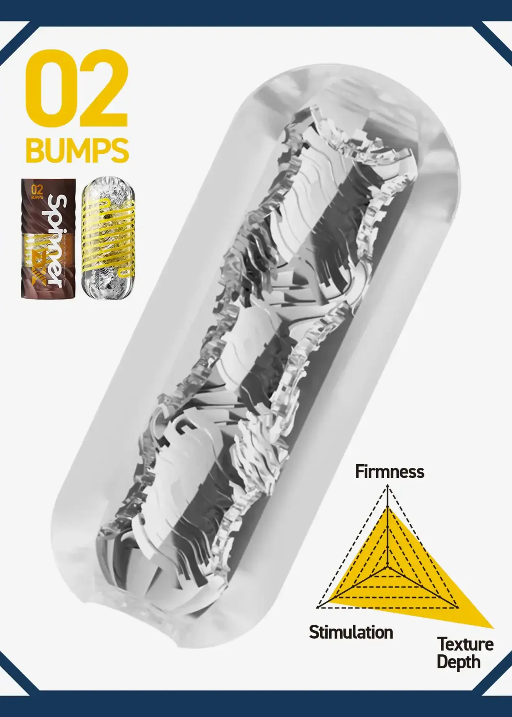 Tenga SPINNER DX 02 BUMPS
