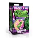 XR Brands Creature Cocks Dragon Tamer Silicone Stroker - Green