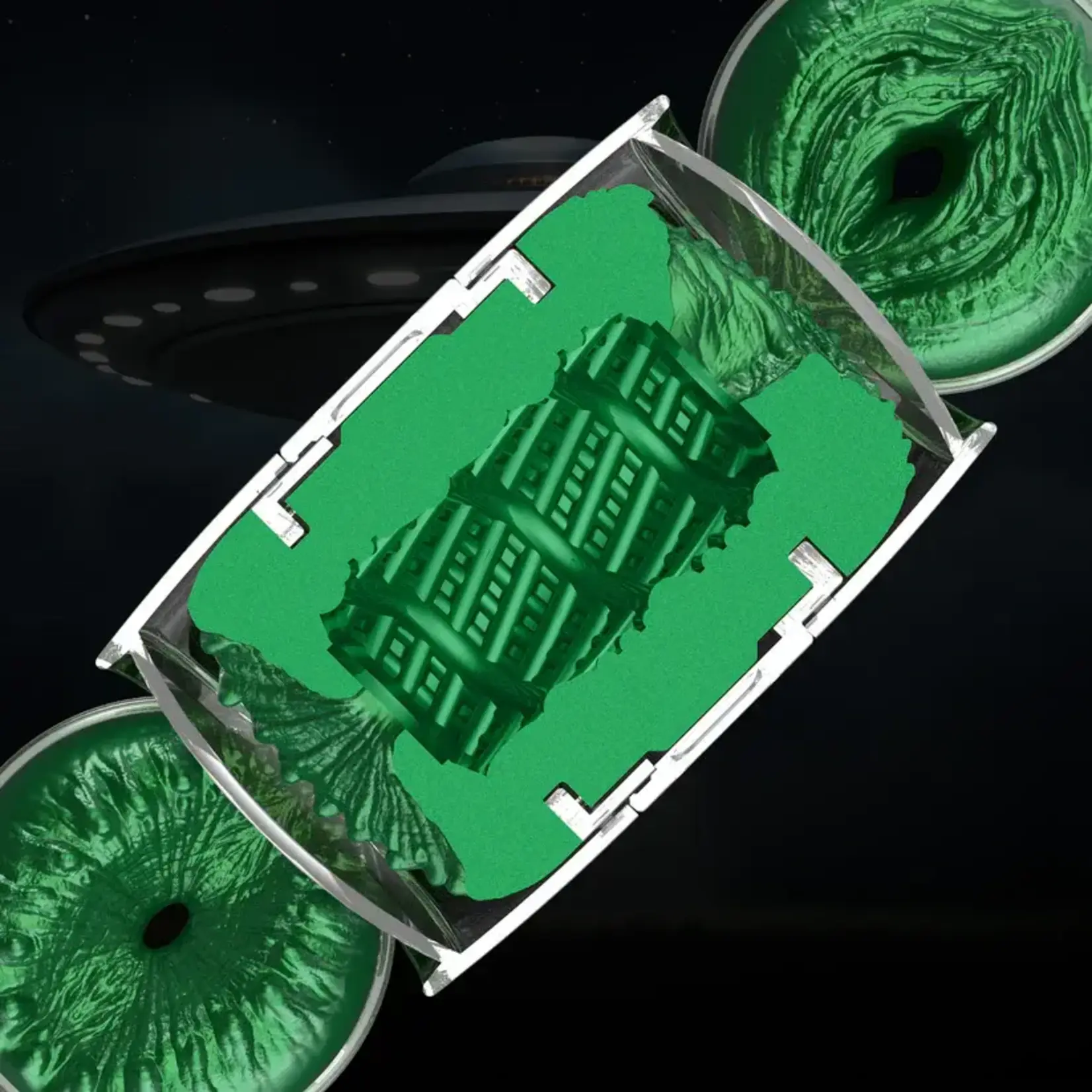 Fleshlight Quickshot Alien Green Metallic Lady/Butt