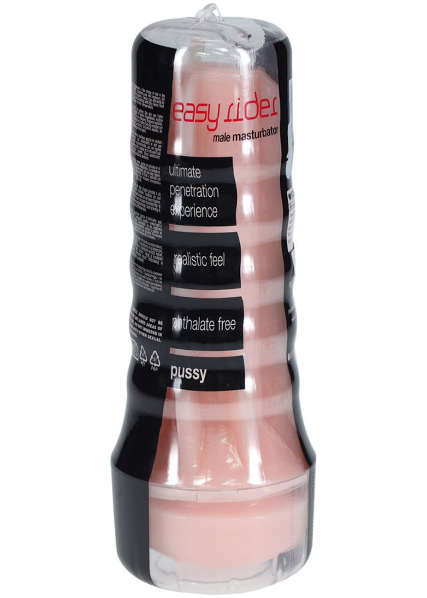 Shots LLC Easy Rider Clear Discreet Stroker