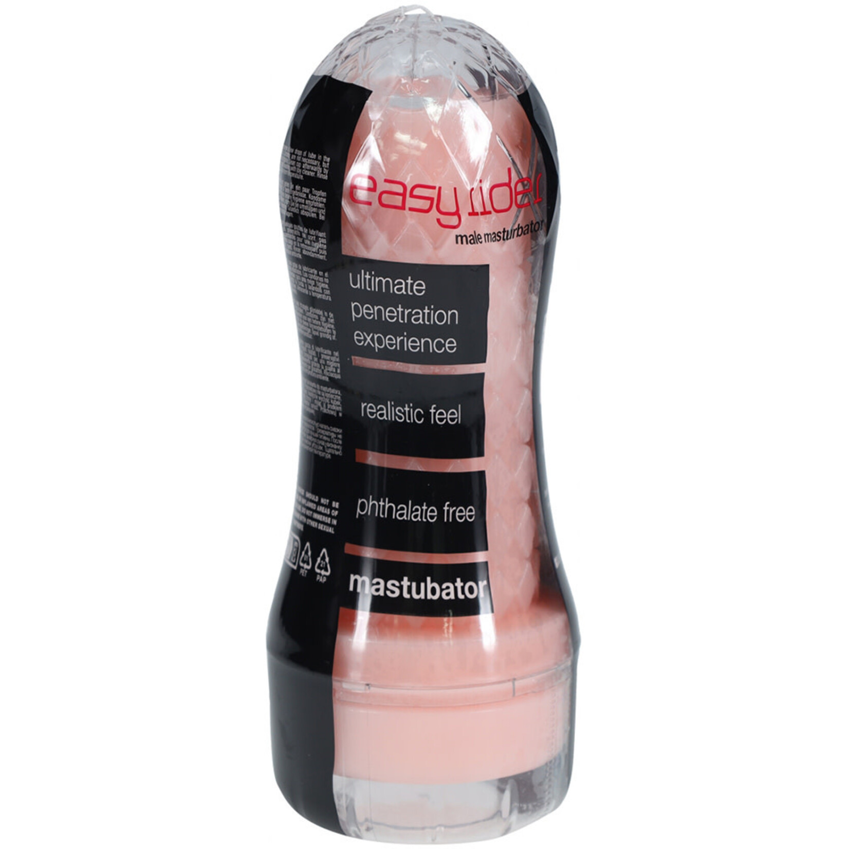 Shots LLC Easy Rider Clear Discreet Stroker