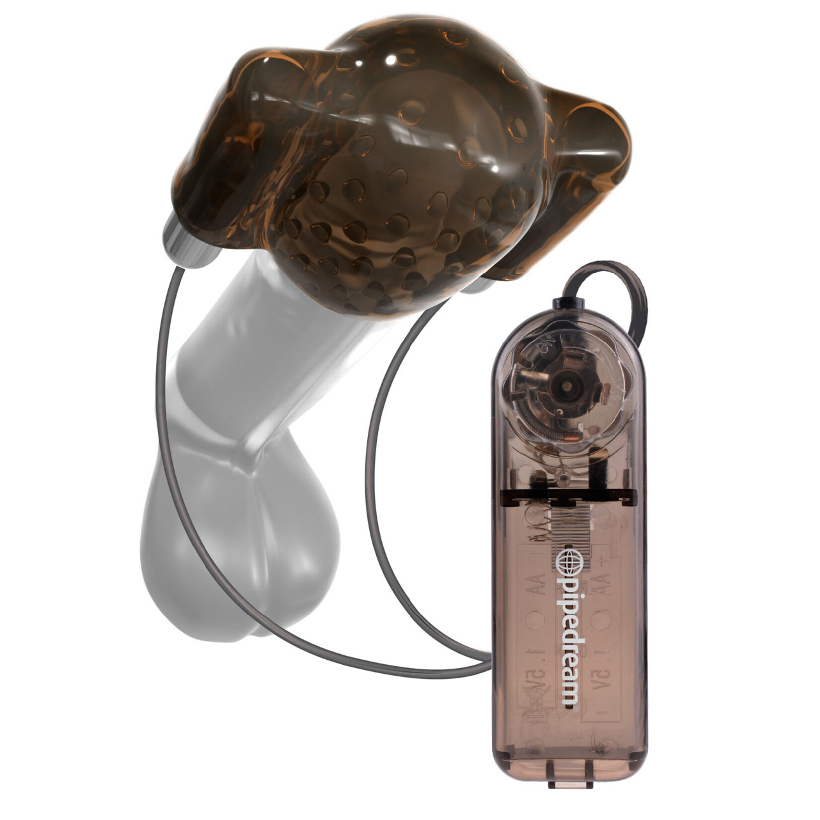 Pipedream Classix Dual Vibrating Head Teaser - Black/smoke