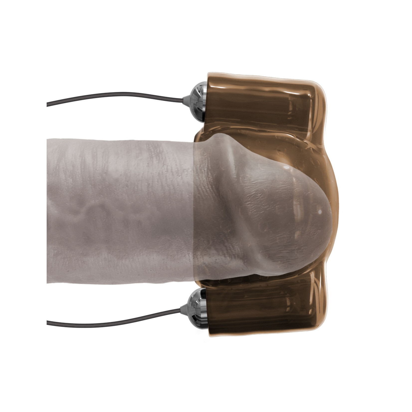 Pipedream Classix Dual Vibrating Head Teaser - Black/smoke
