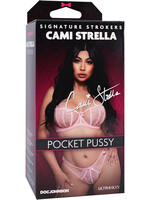 Doc Johnson Signature Strokers Cami Strella Ultraskyn Pocket Pussy Vanilla