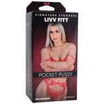Doc Johnson Signature Strokers Livv Fitt Ultraskyn Pocket Pussy Vanilla