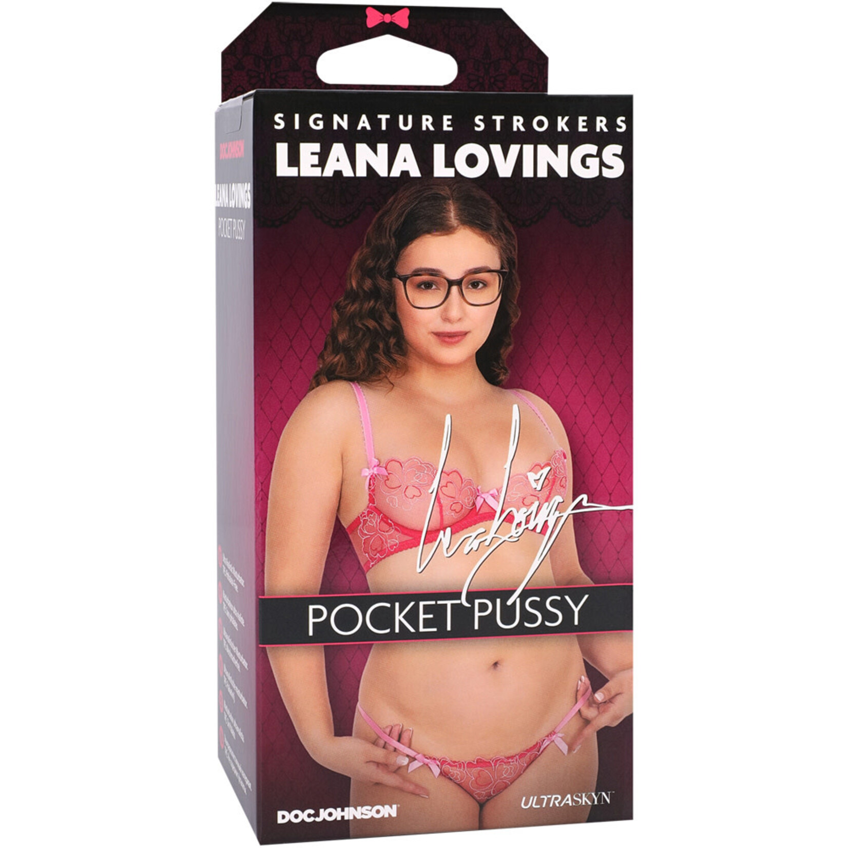Doc Johnson Signature Strokers Leana Lovings Ultraskyn Pocket Pussy Vanilla