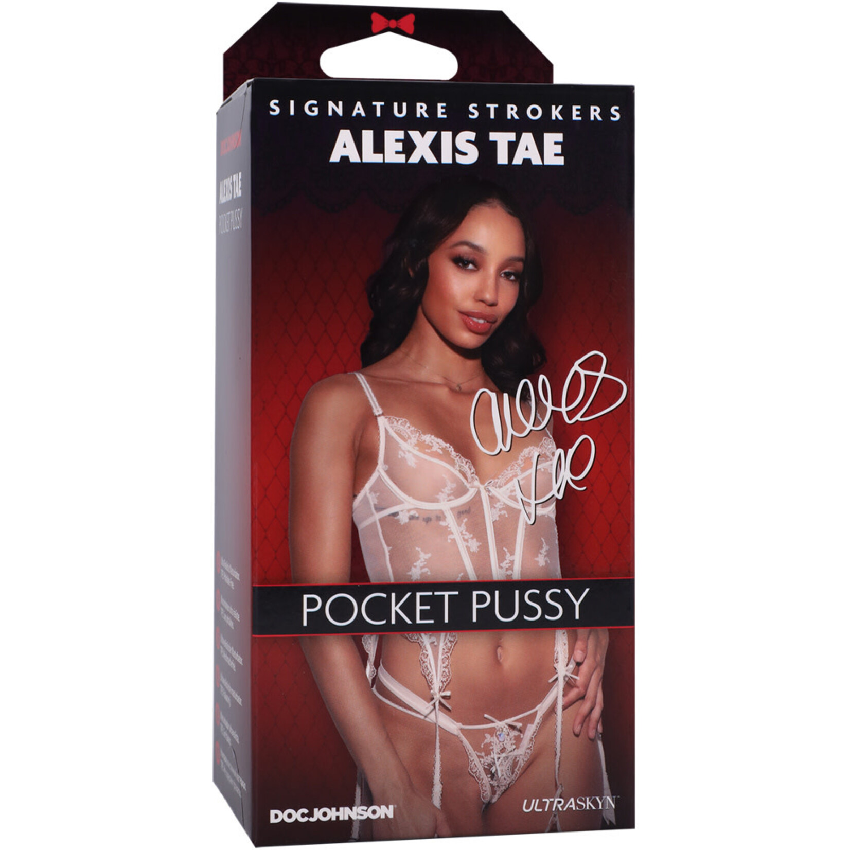 Doc Johnson Signature Strokers Alexis Tae Ultraskyn Pocket Pussy Caramel