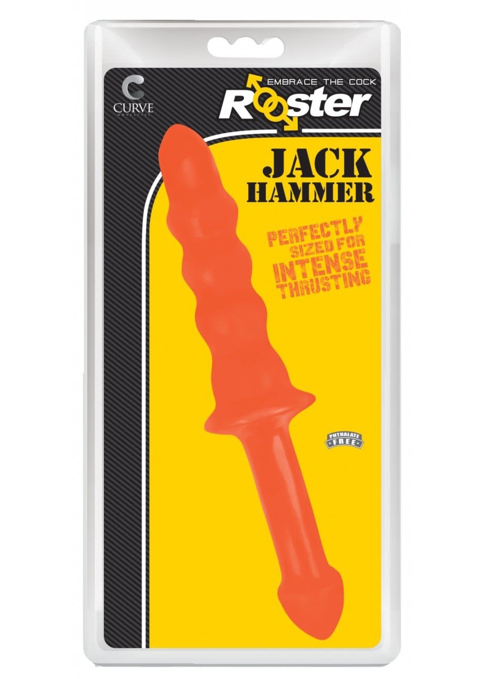 Curve Toys Orange Jack Hammer Double-Ended Thruster