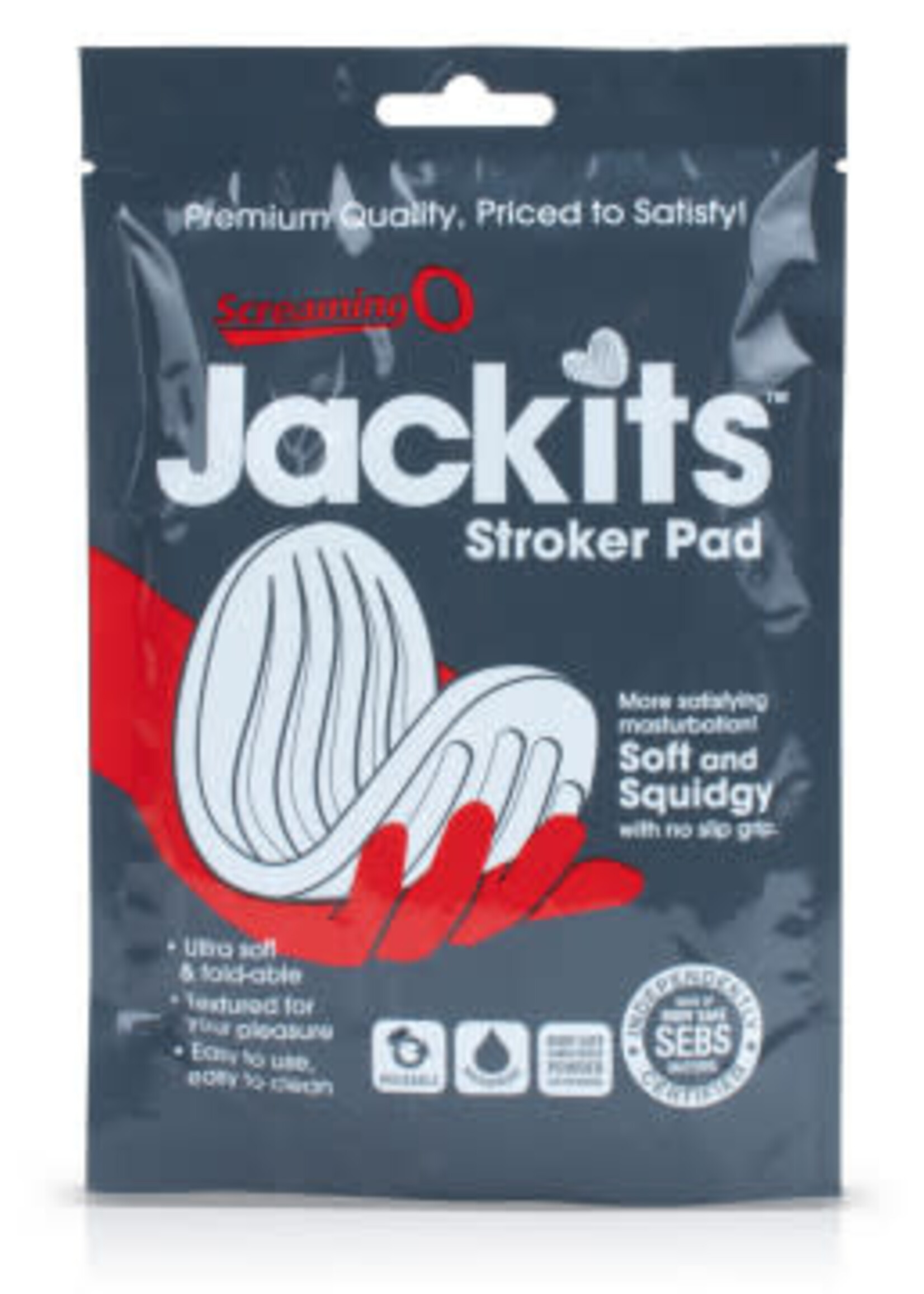 Screaming O Jackits Stroker Pad - Clear