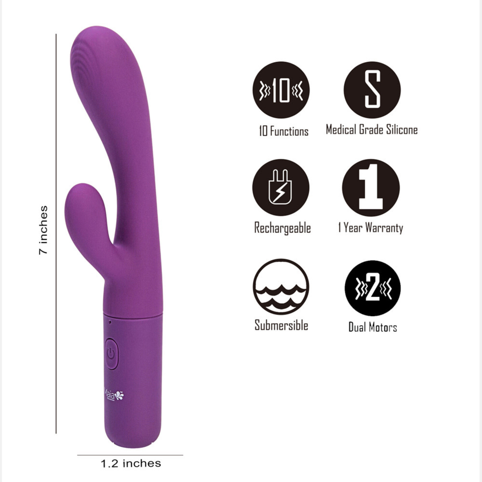 Maia Toys Maia Rayla Dual Stimulation Vibe