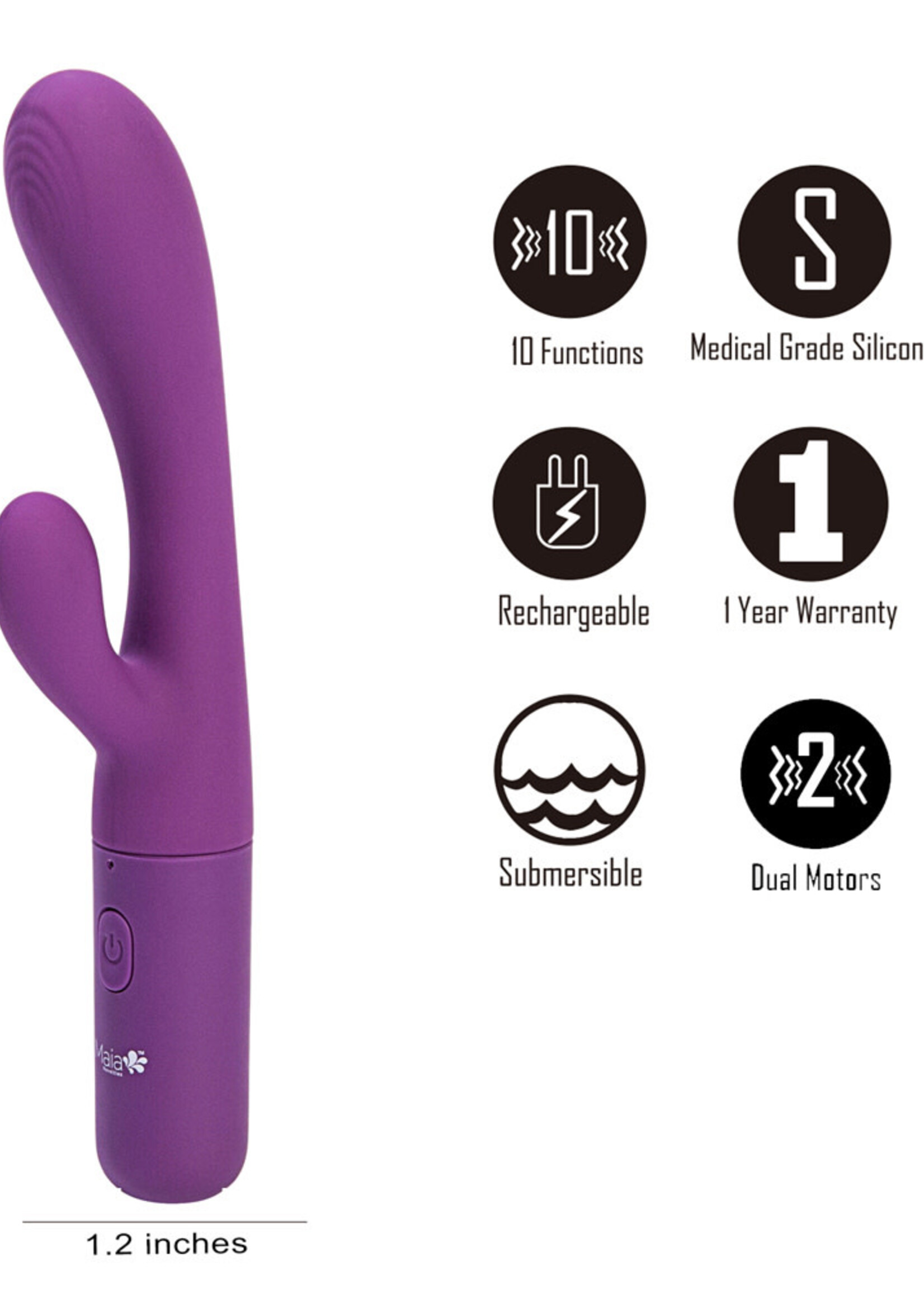 Maia Toys Maia Rayla Dual Stimulation Vibe