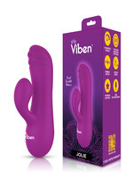 Viben Jolie - Berry - Intense Mini Rabbit Vibe With Pleasure Ridges