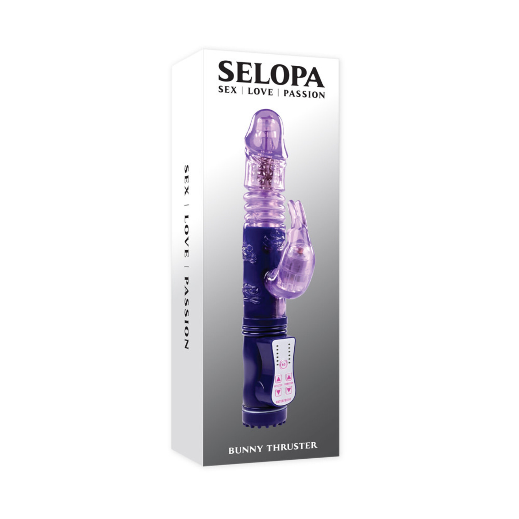 Selopa Selopa's Bunny Thruster Rechargeable Rabbit Vibrator - Purple