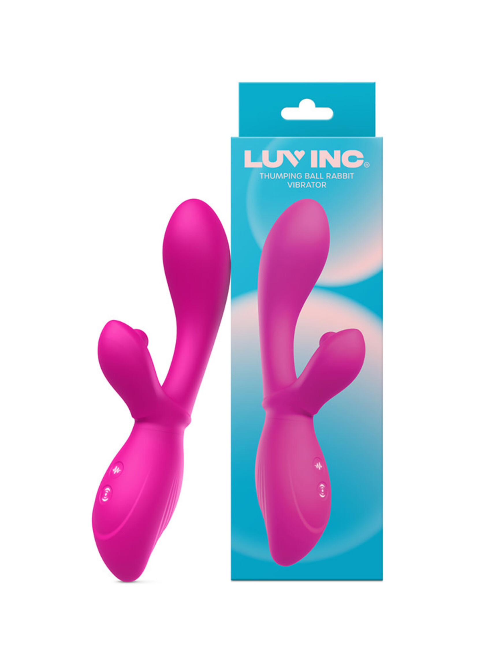Luv Lab by FemmeFunn Luv Inc Thumping Ball Rabbit Vibrator