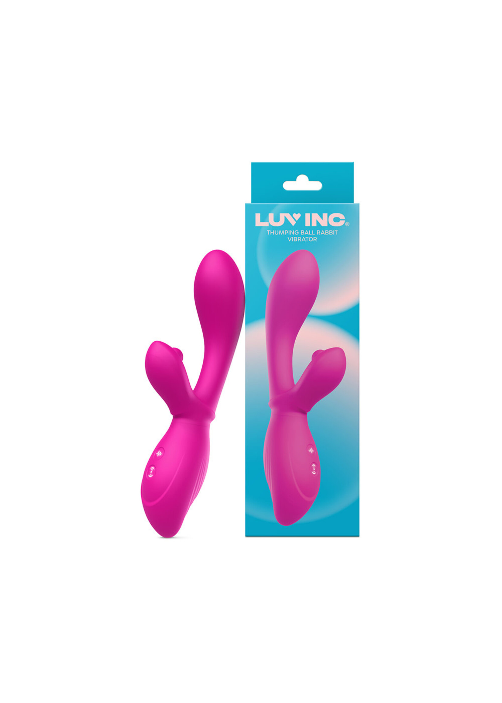 Luv Lab by FemmeFunn Luv Inc Thumping Ball Rabbit Vibrator