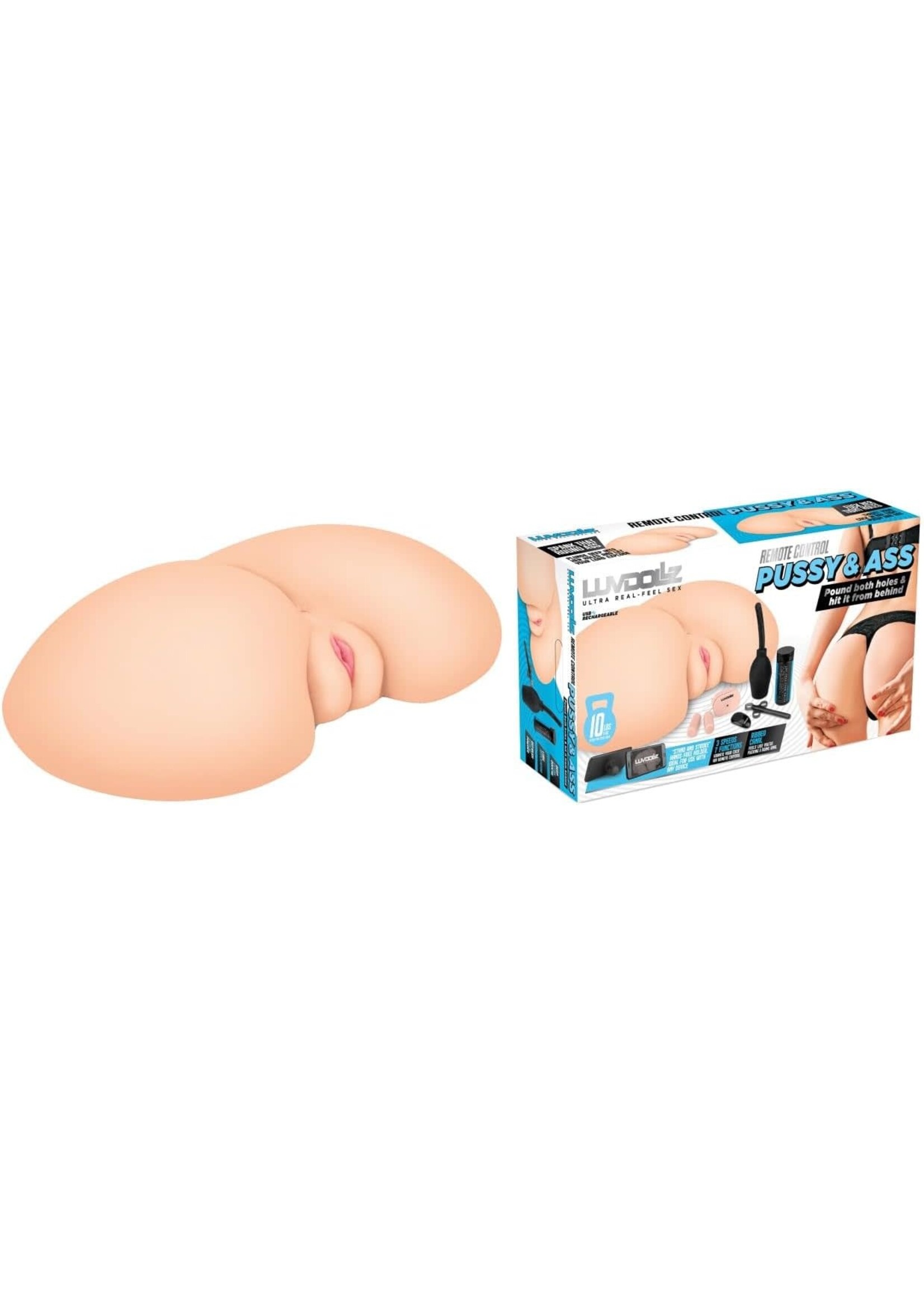 Luv Dollz Remote Control Vibrating Butt