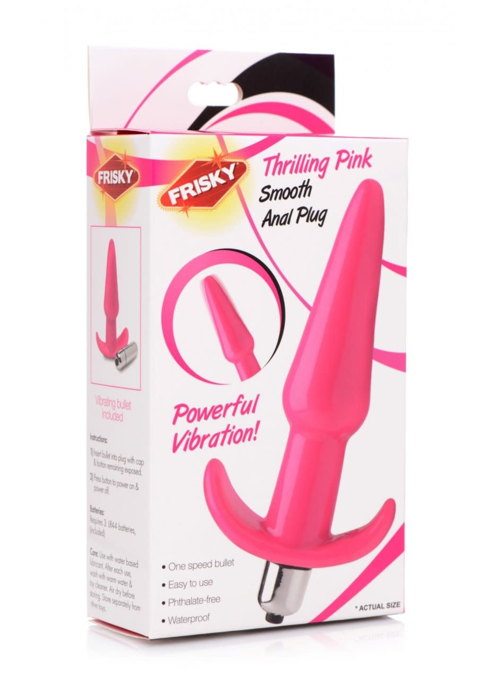 XR Brands Frisky Frisky Thrilling Smooth Anal Plug