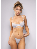 Fantasy Lingerie Aquamarine Rhinestone Bra & Panty