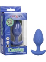 Calexotics Cheeky Rechargeable Silicone Glow in The Dark Butt Plug