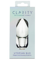 Creative Conceptions Clarity Glass Dildo Utopian Bud