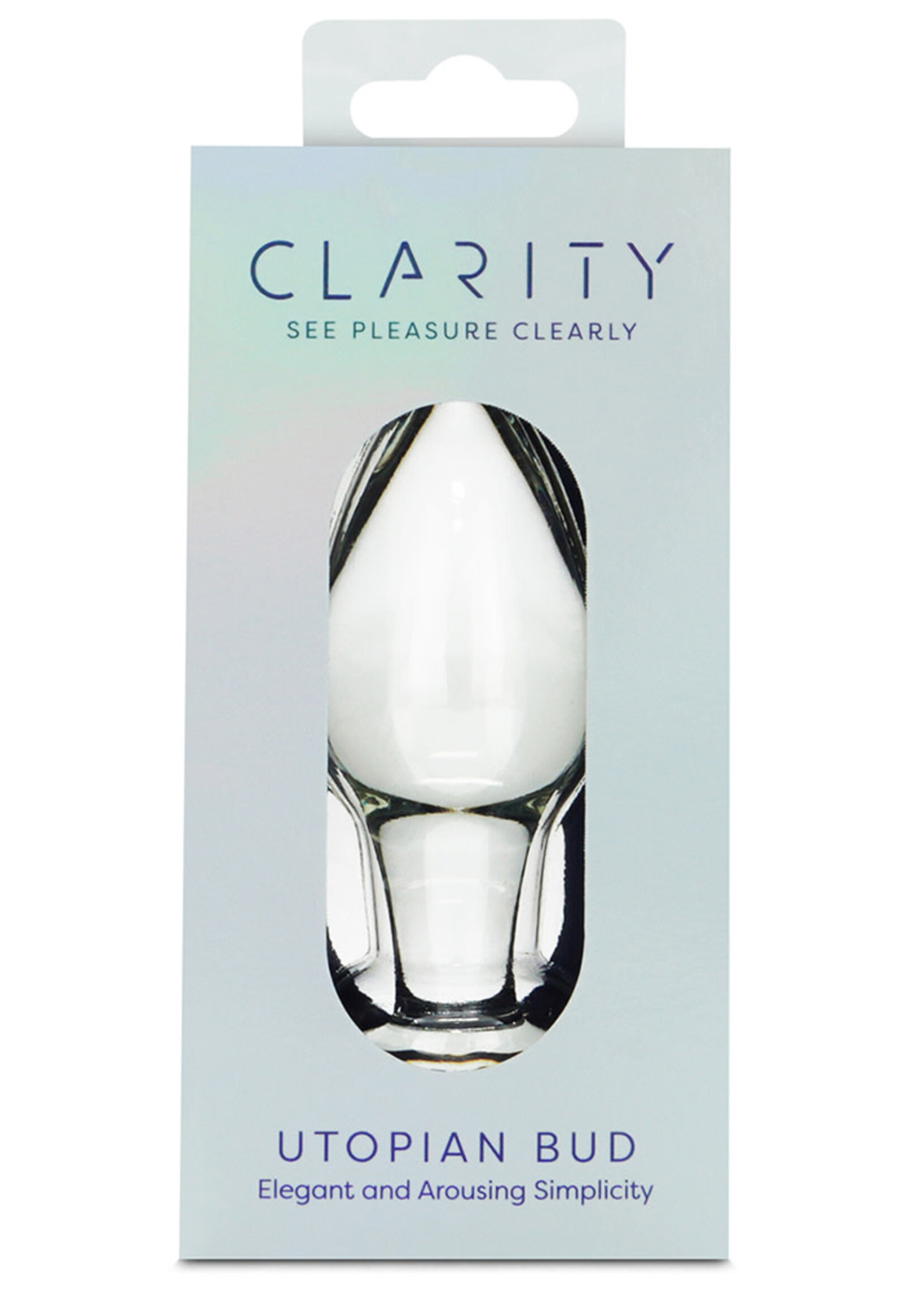 Creative Conceptions Clarity Glass Dildo Utopian Bud