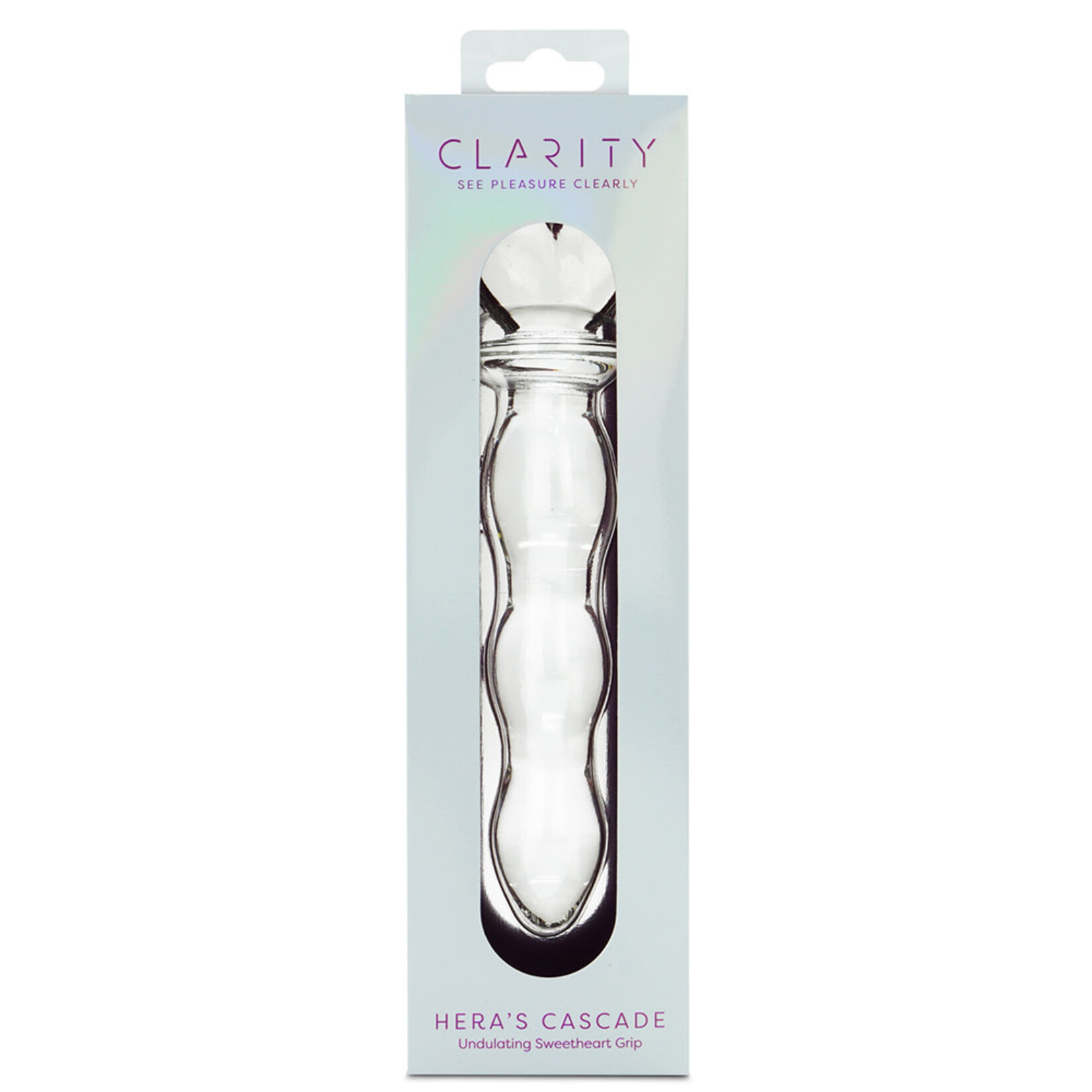 Creative Conceptions Clarity Glass Dildo Hera's Cascade