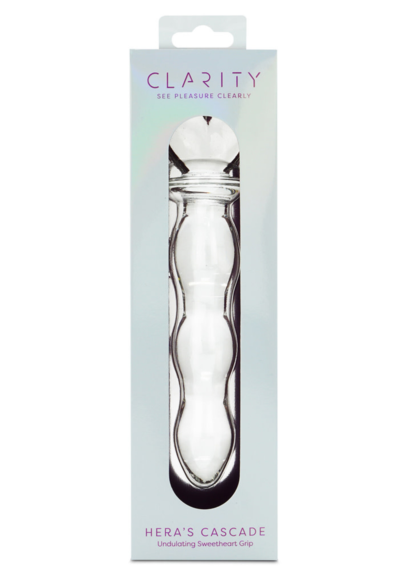 Creative Conceptions Clarity Glass Dildo Hera's Cascade