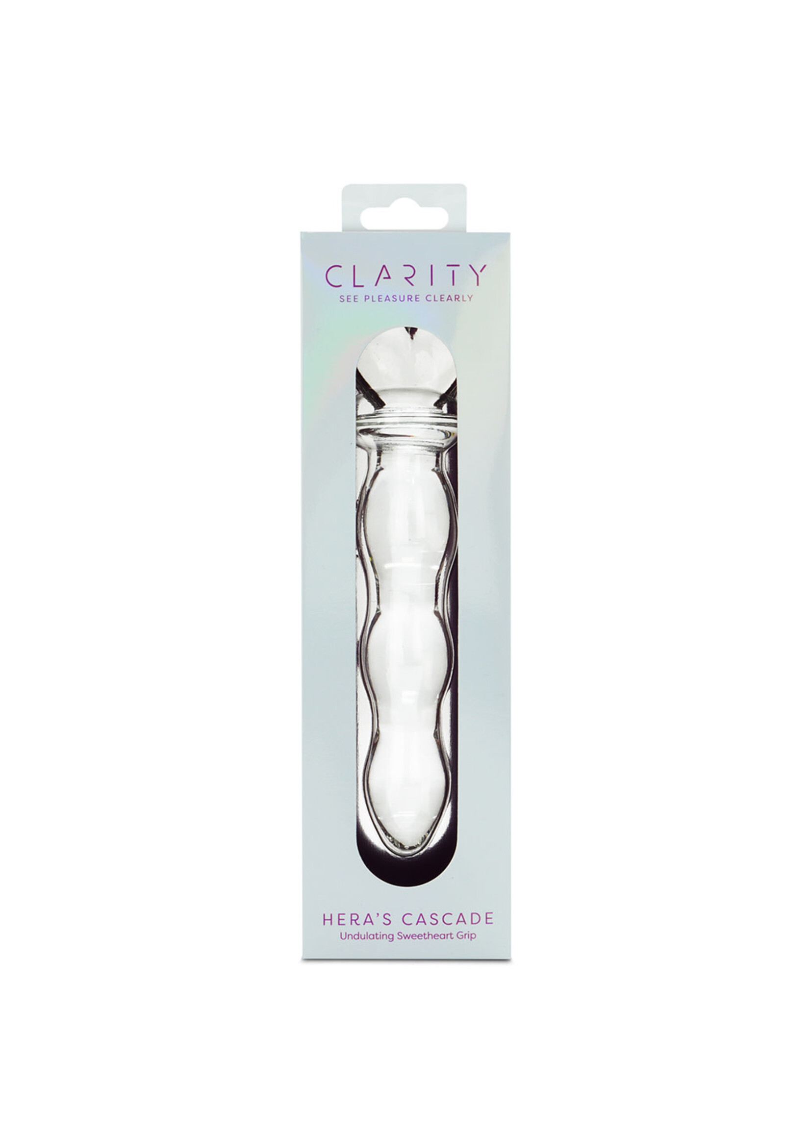 Creative Conceptions Clarity Glass Dildo Hera's Cascade