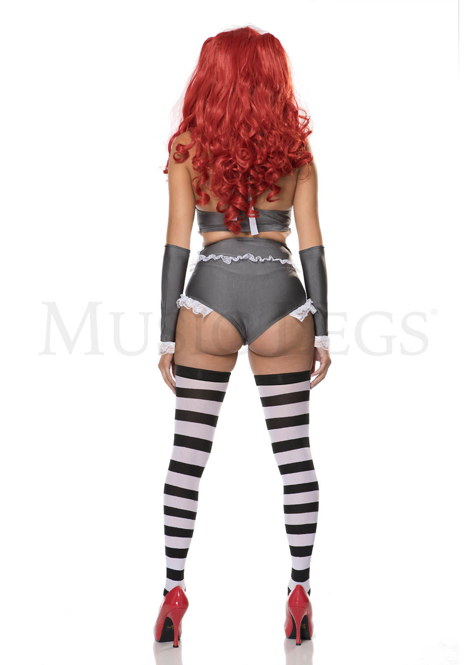 Music Legs 4 pc Sexy Killer Clown Costume