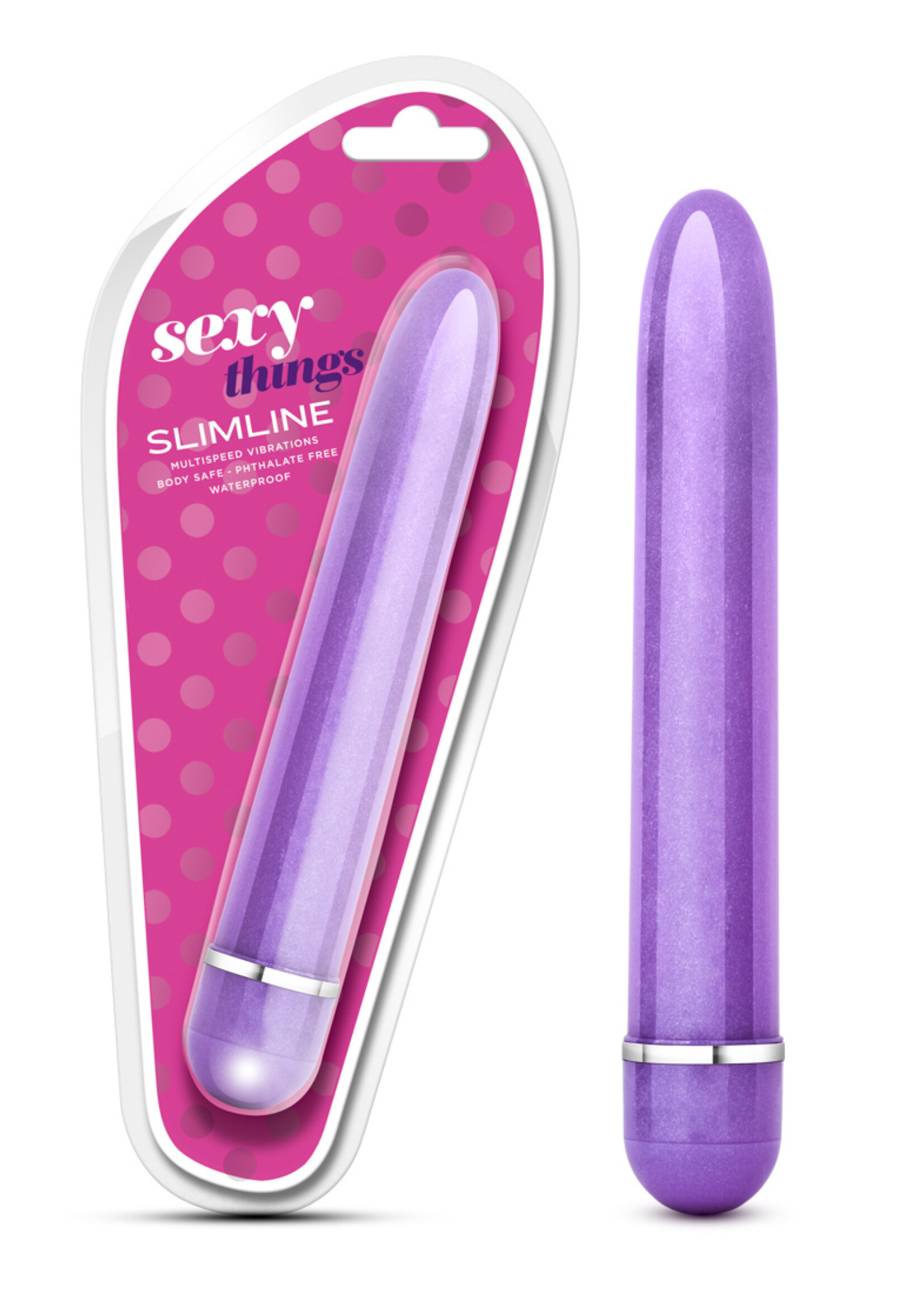Blush Novelties Sexy Things - Slimline Vibe - Purple