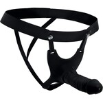 XR Brands Size Matters Hollow Silicone Dildo Strap-on