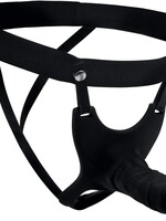 XR Brands Size Matters Hollow Silicone Dildo Strap-on